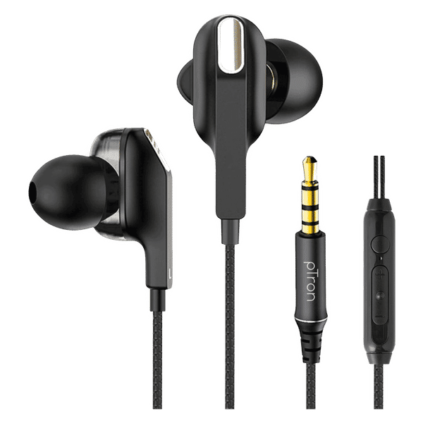 Ptron online wired earphones